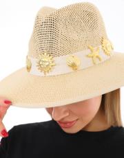 capri panama şapka krem