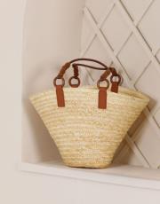 verano hasır çanta taba