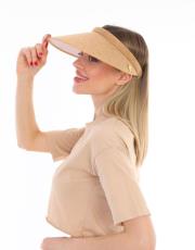 nice vizör şapka taba