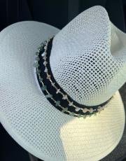 mykonos panama şapka hasır