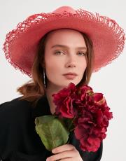 rosa hasır şapka pembe 4